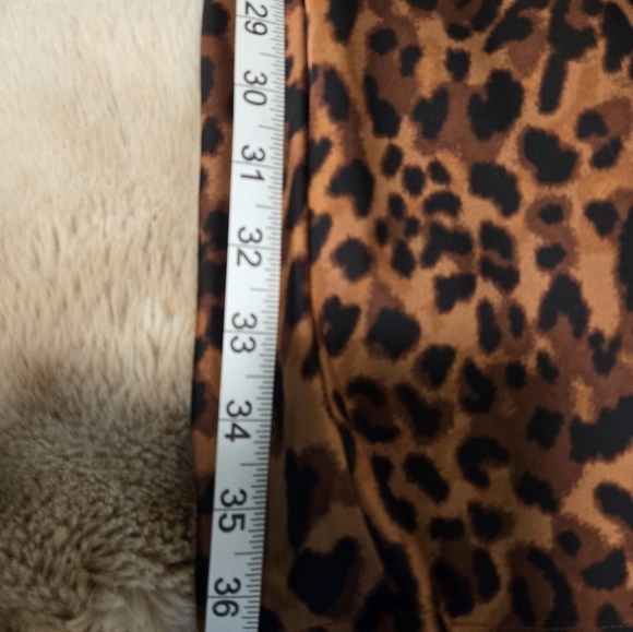 Women's Leopard Print Maxi Slip Skirt - Picture 6 of 7